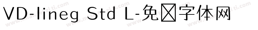 VD-lineg Std L字体转换